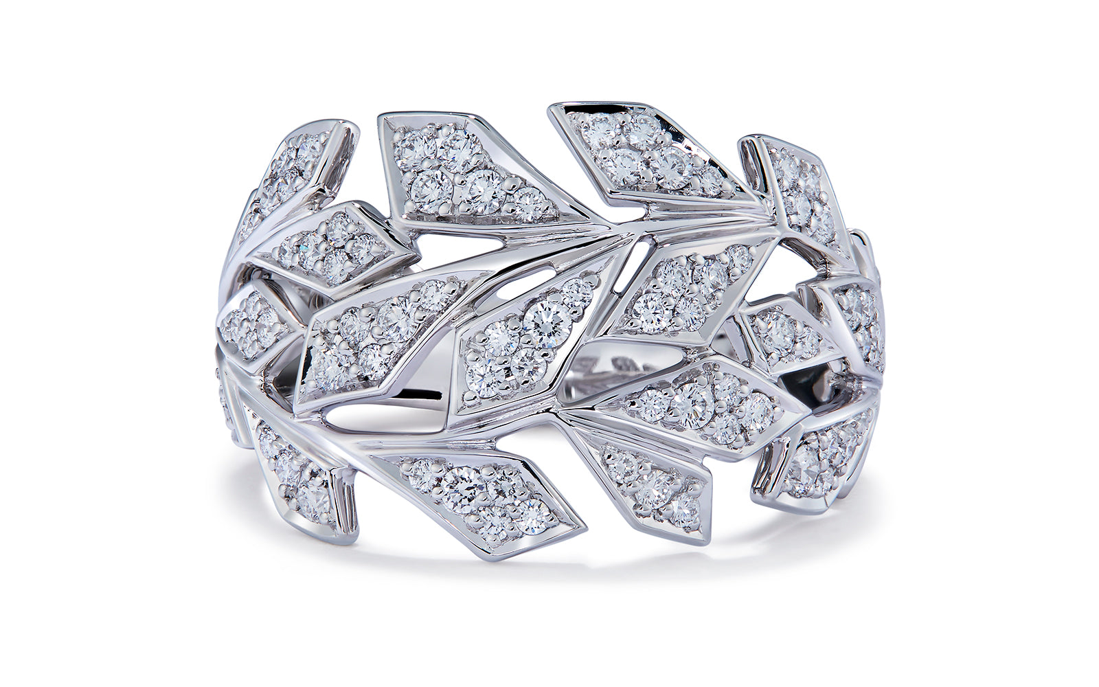 0.7ct D Flawless Diamanten Ring, eingefasst in 18 Karat Weissgold