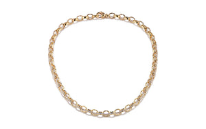 3.93ct D Flawless Diamanten Halskette, eingefasst in 18 Karat Gelbgold