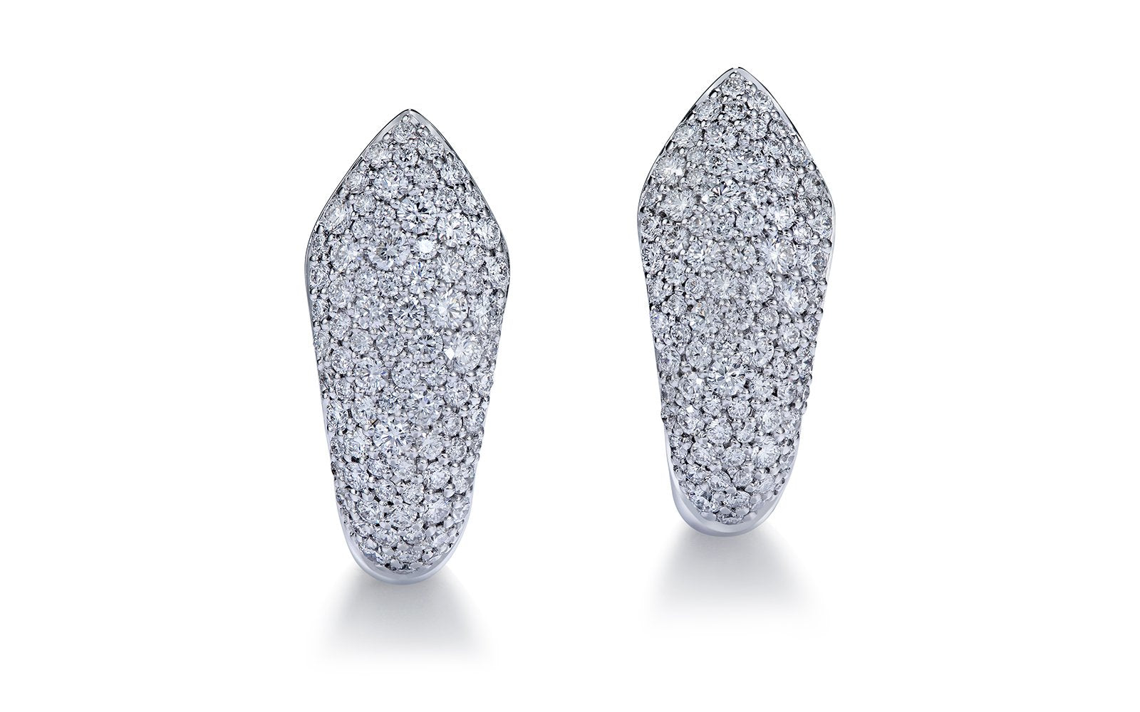 0.90ct D Flawless Diamanten Ohrringe, eingefasst in 18 Karat Weissgold