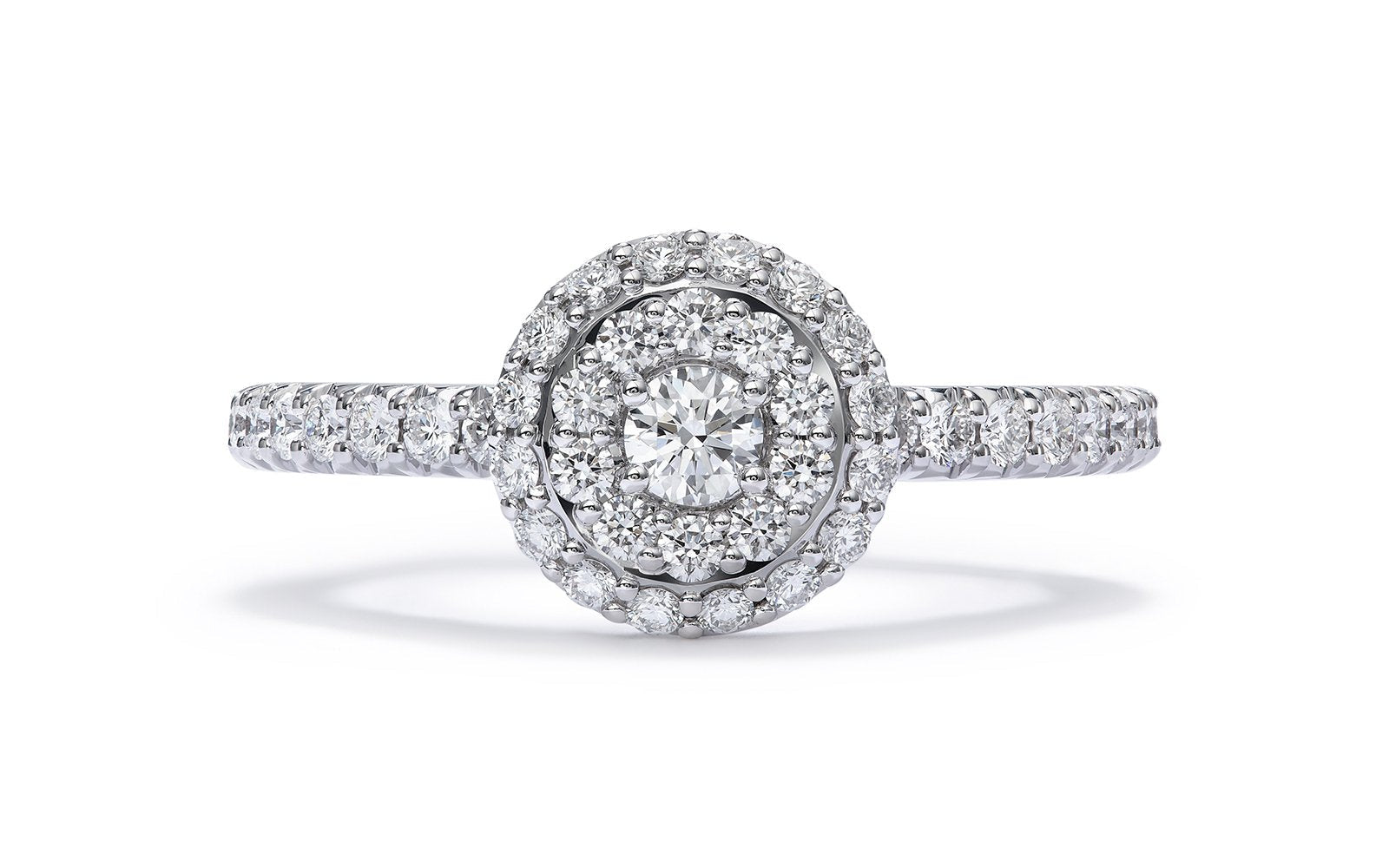 1.05ct D Flawless Diamanten Ring, eingefasst in 18 Karat Weissgold