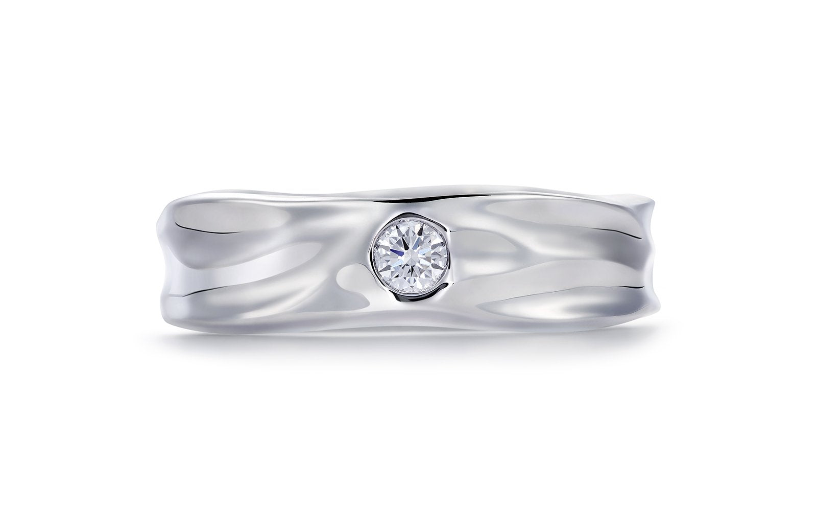 D Flawless Diamanten Ring, eingefasst in Platin