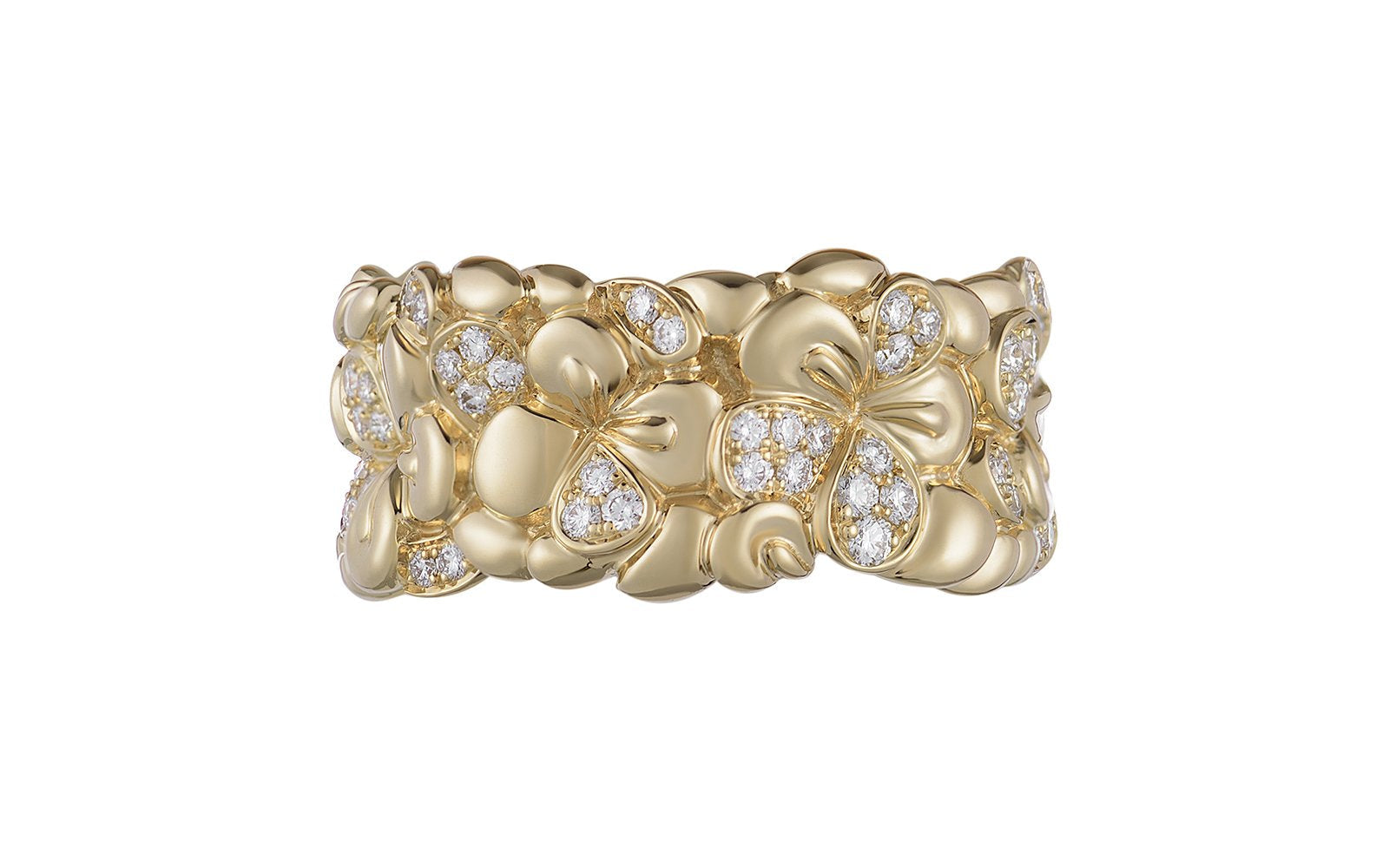 0.7ct D Flawless Diamanten Ring, eingefasst in 18 Karat Gelbgold