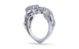 Little Frog 0.61ct D Flawless Diamanten Ring eingefasst in 18 Karat Weissgold