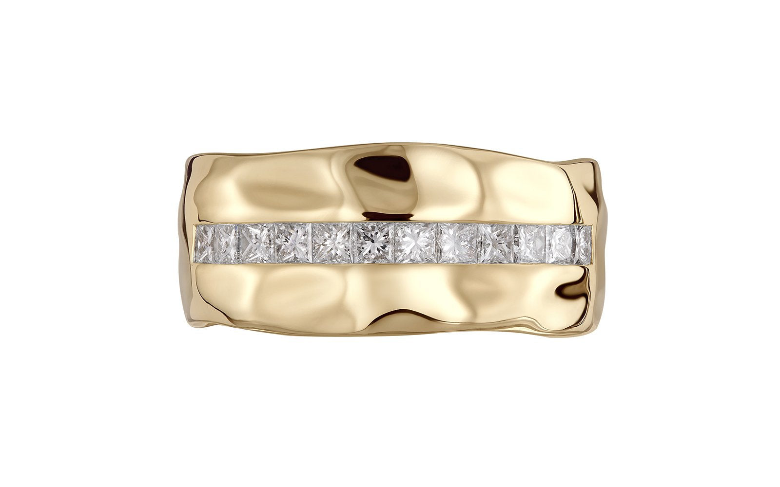 0.92ct D Flawless Diamanten Ring, eingefasst in 18 Karat Gelbgold