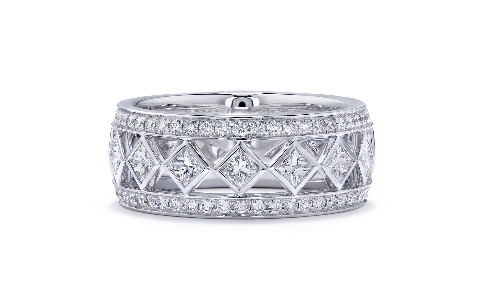 2.19ct D Flawless Diamanten Ring eingefasst in 18 Karat Weissgold