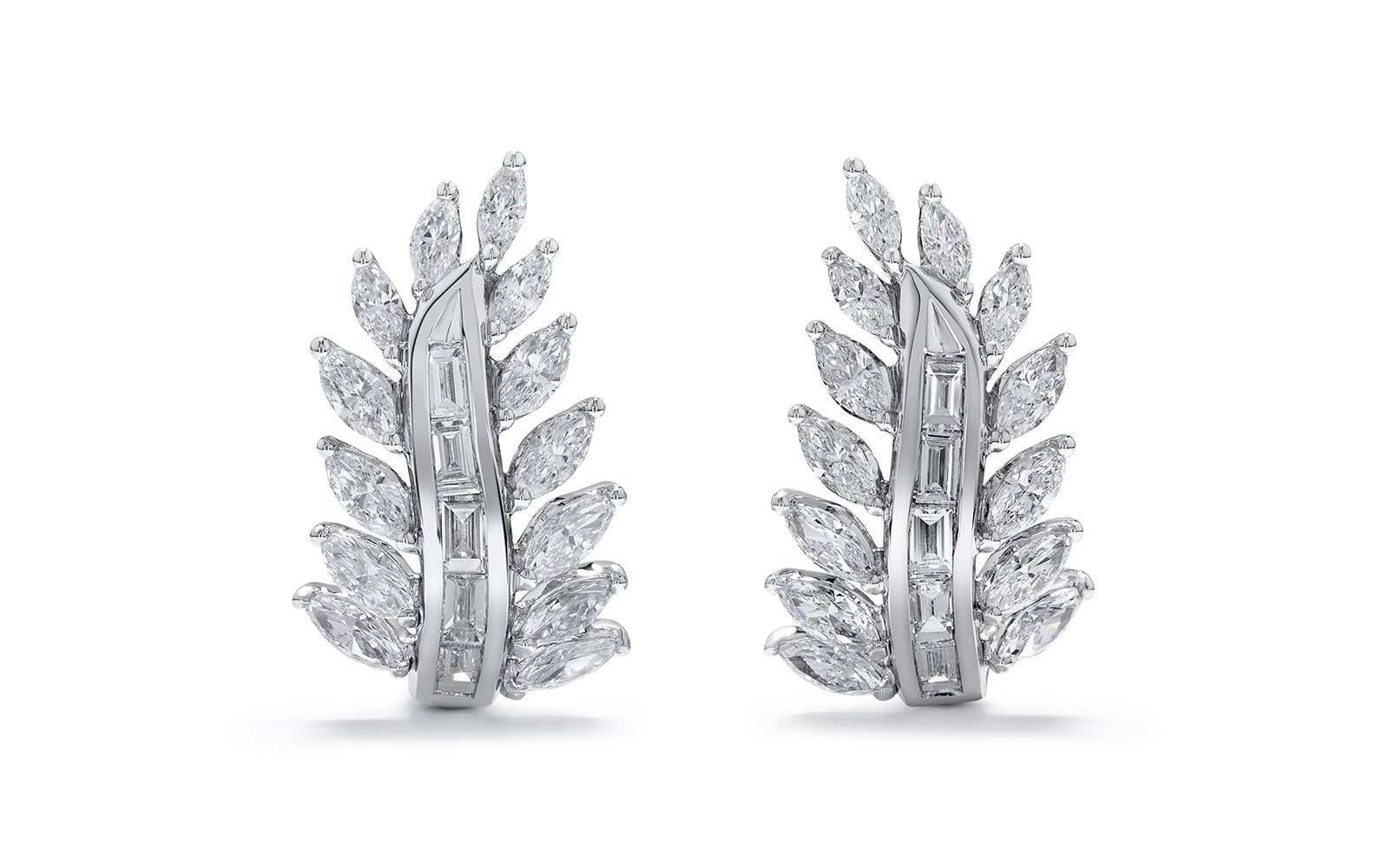 1.7ct D Flawless Diamanten Ohrringe, eingefasst in 18 Karat Weissgold