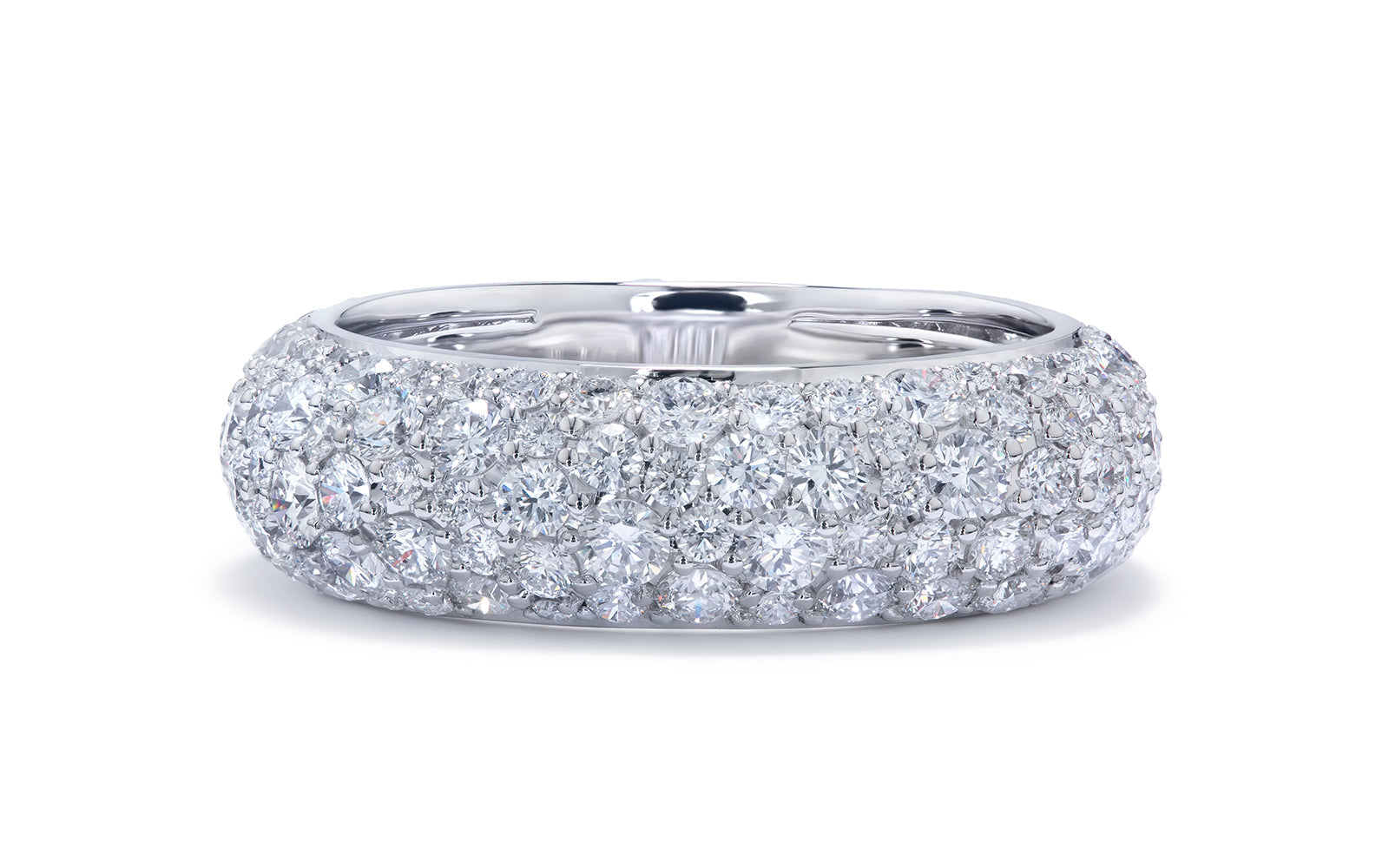 3.83ct D Flawless Diamanten Ring eingefasst in 18 Karat Weissgold