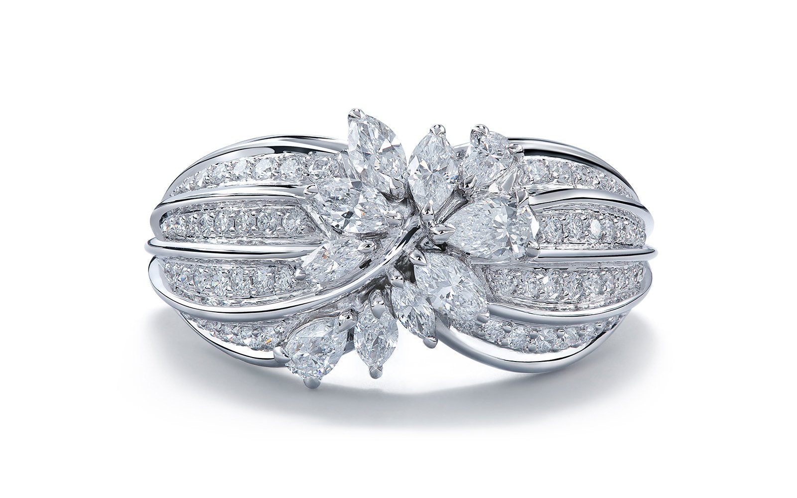 1.14ct D Flawless Diamanten Ring, eingefasst in 18 Karat Weissgold