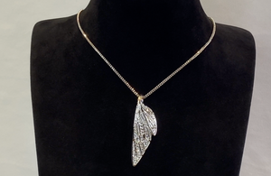 1.36ct D Flawless Diamanten Halskette, eingefasst in 18 Karat Weissgold