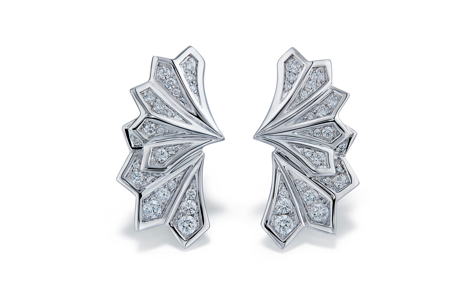 0.7ct D Flawless Diamanten Ohrringe, eingefasst in 18 Karat Weissgold